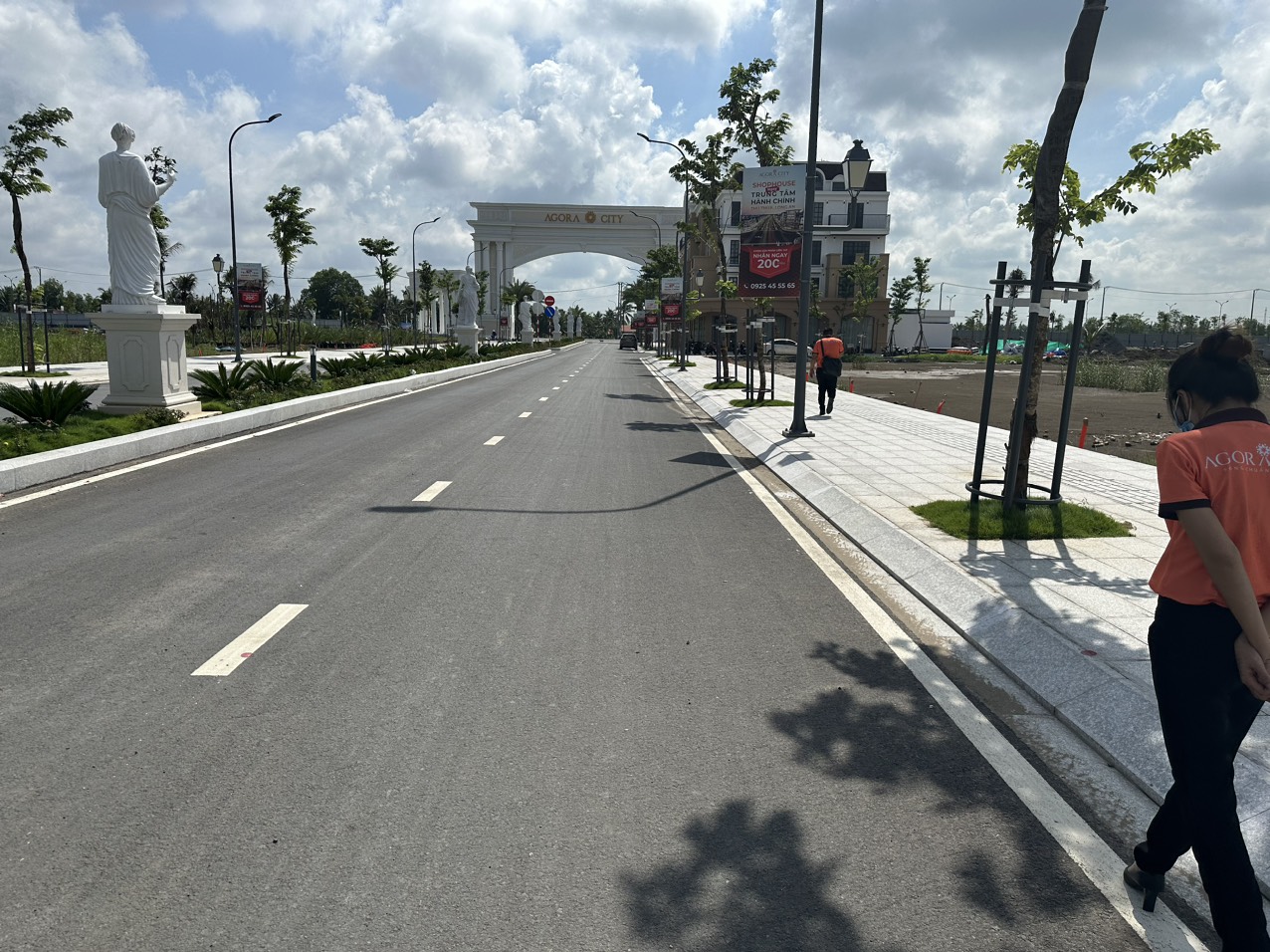 Hạ tầng thực tế dự án Agora City