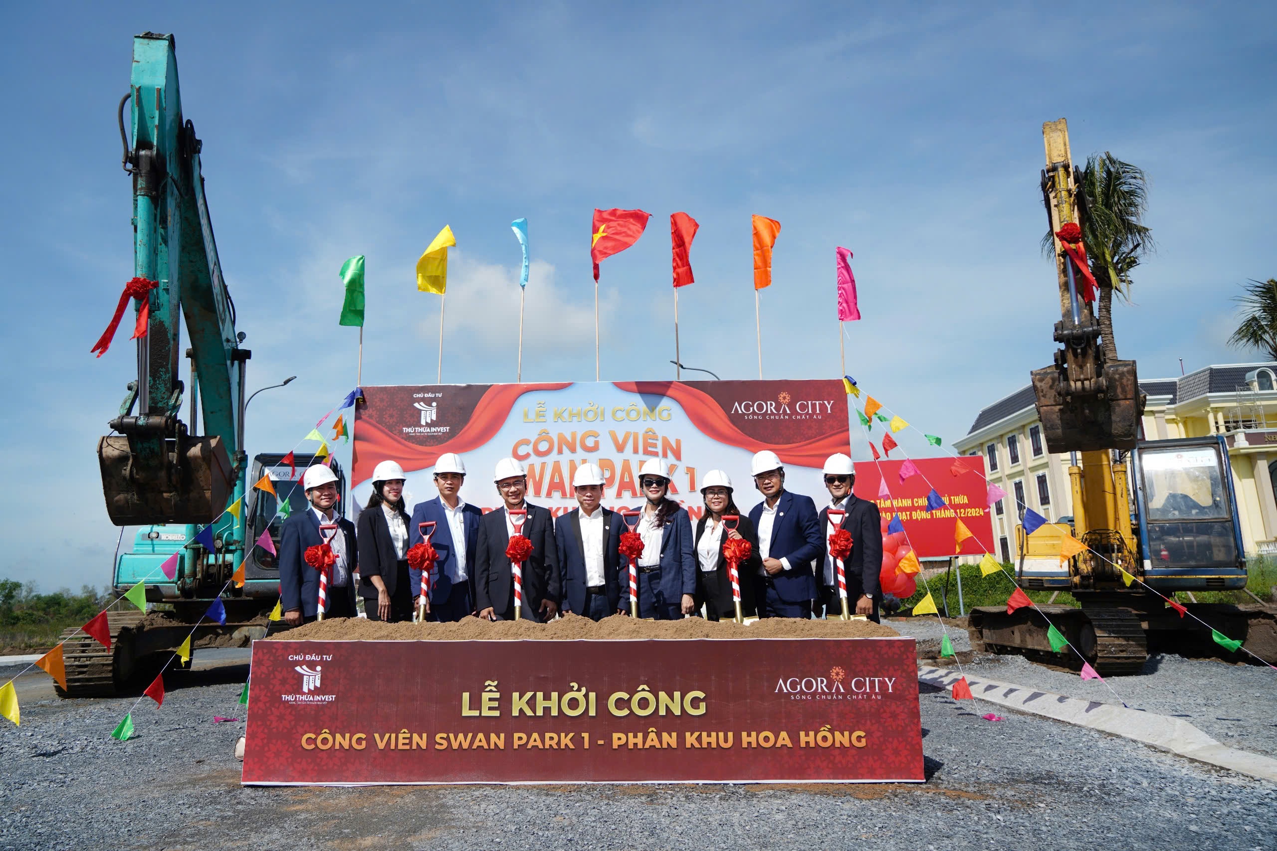 Khởi công công viên Swanpark tại dự án Agora City