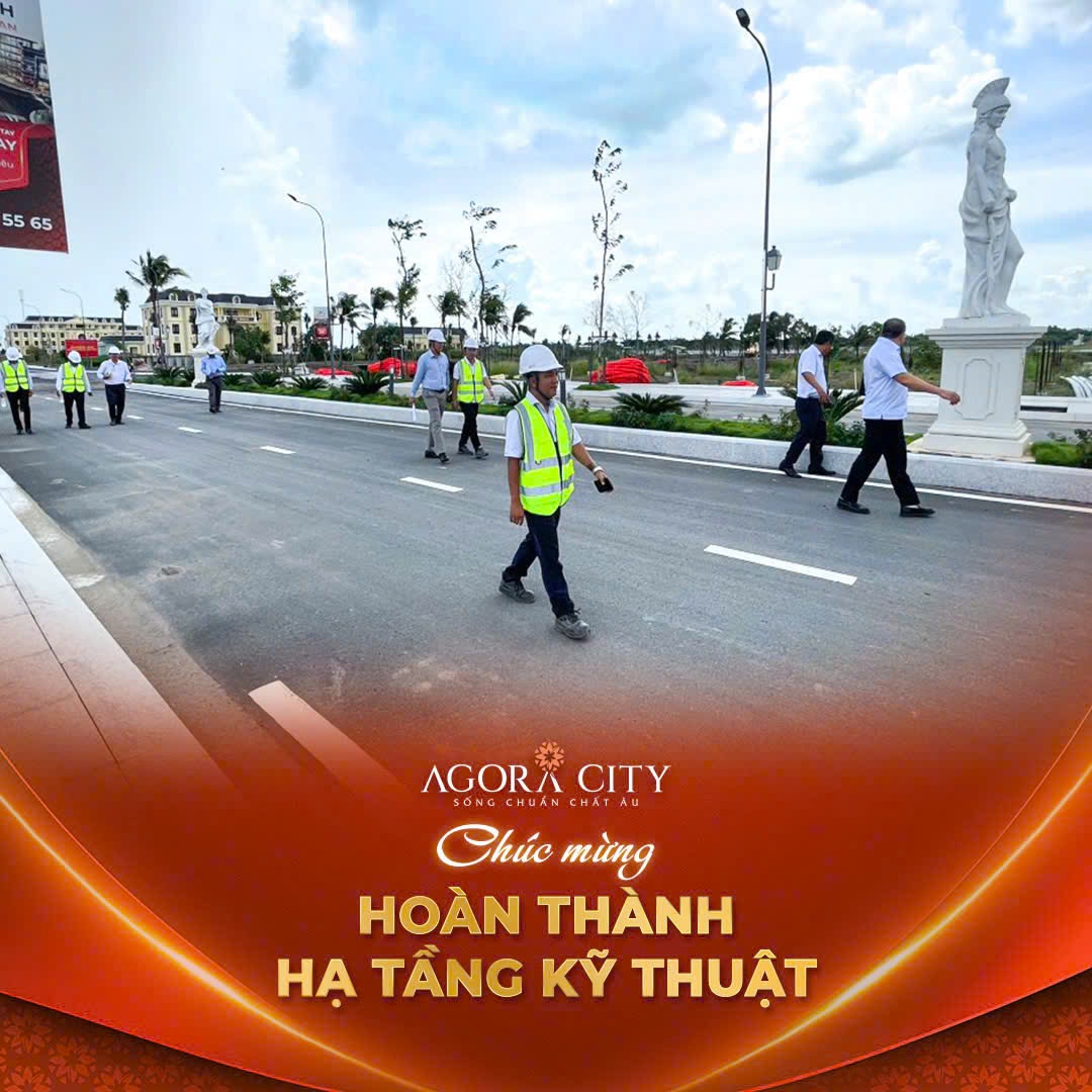 Nghiệm thu hạ tầng dự án Agora City Long An