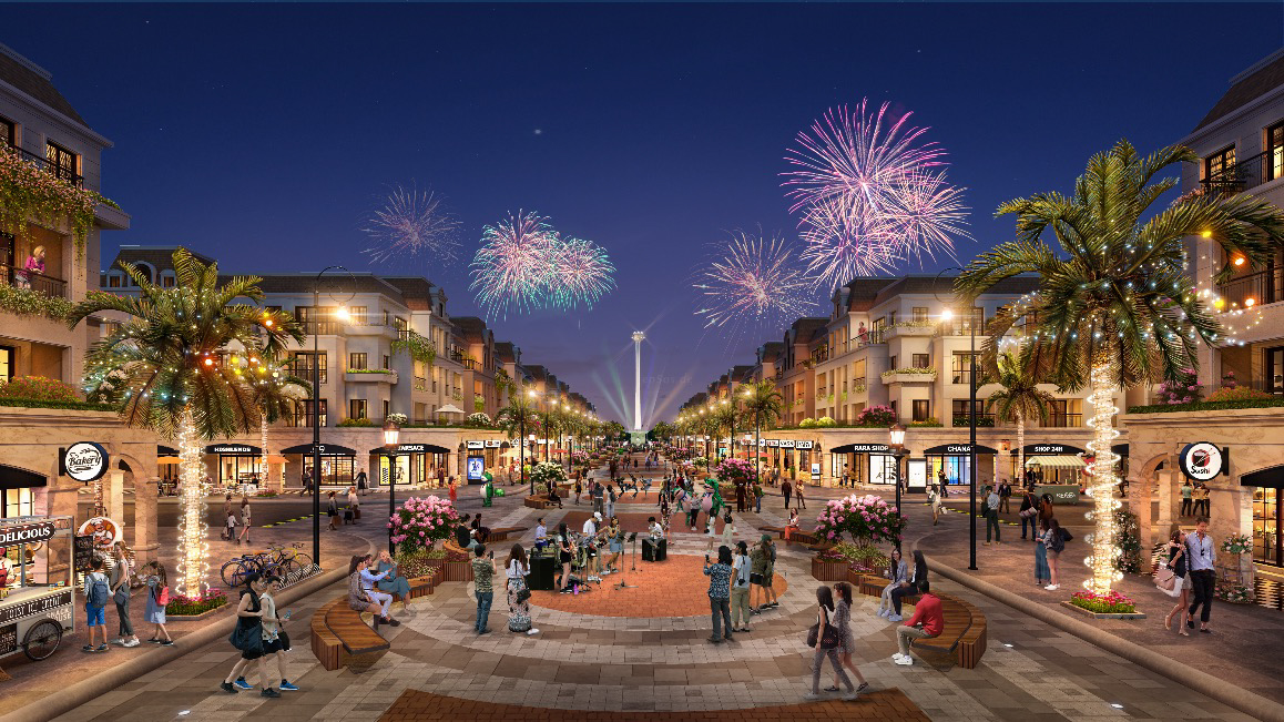 Quảng trường trung tâm tại Agora City