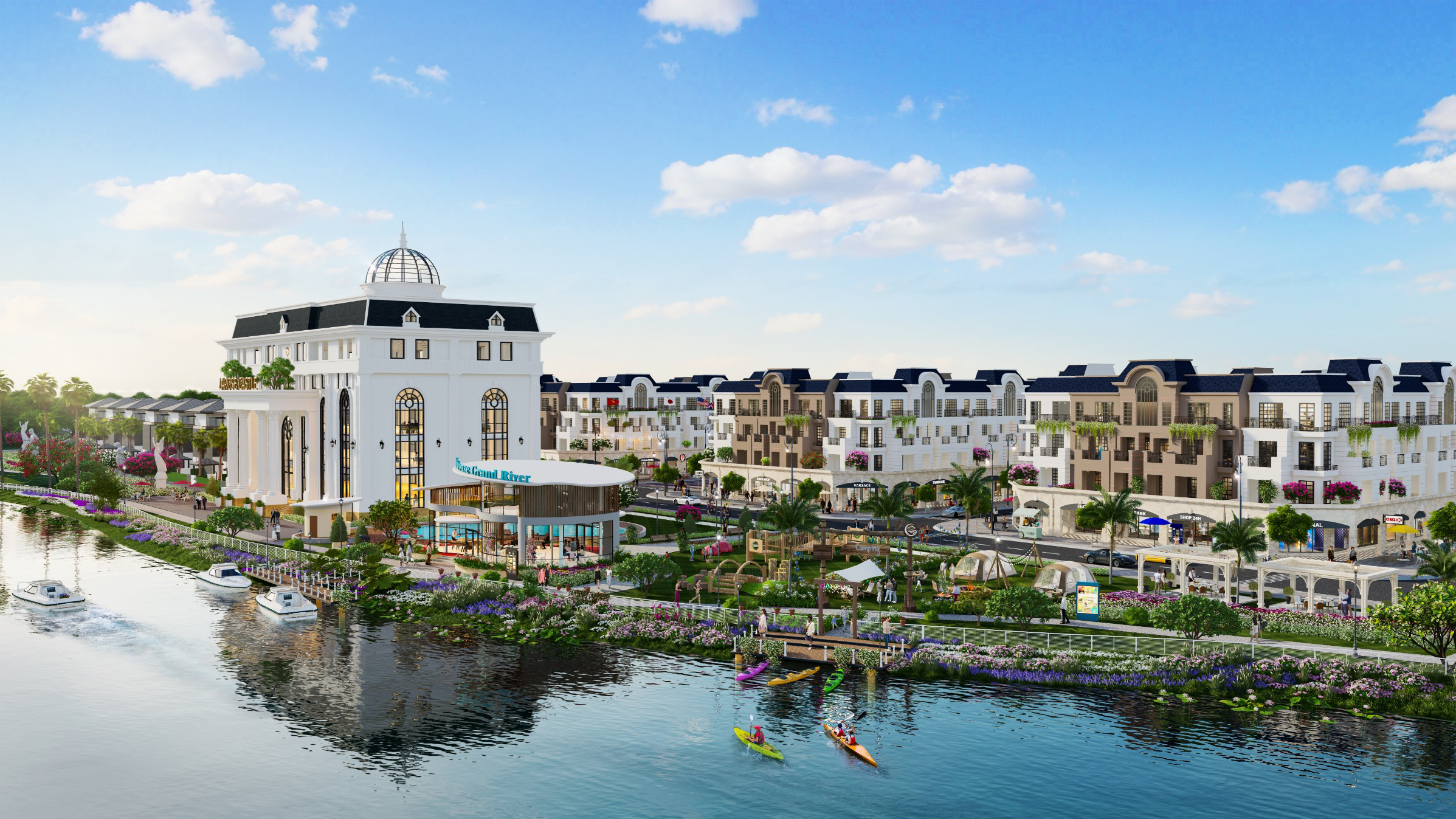 Phối cảnh Lâu đài rượu vang Agora City