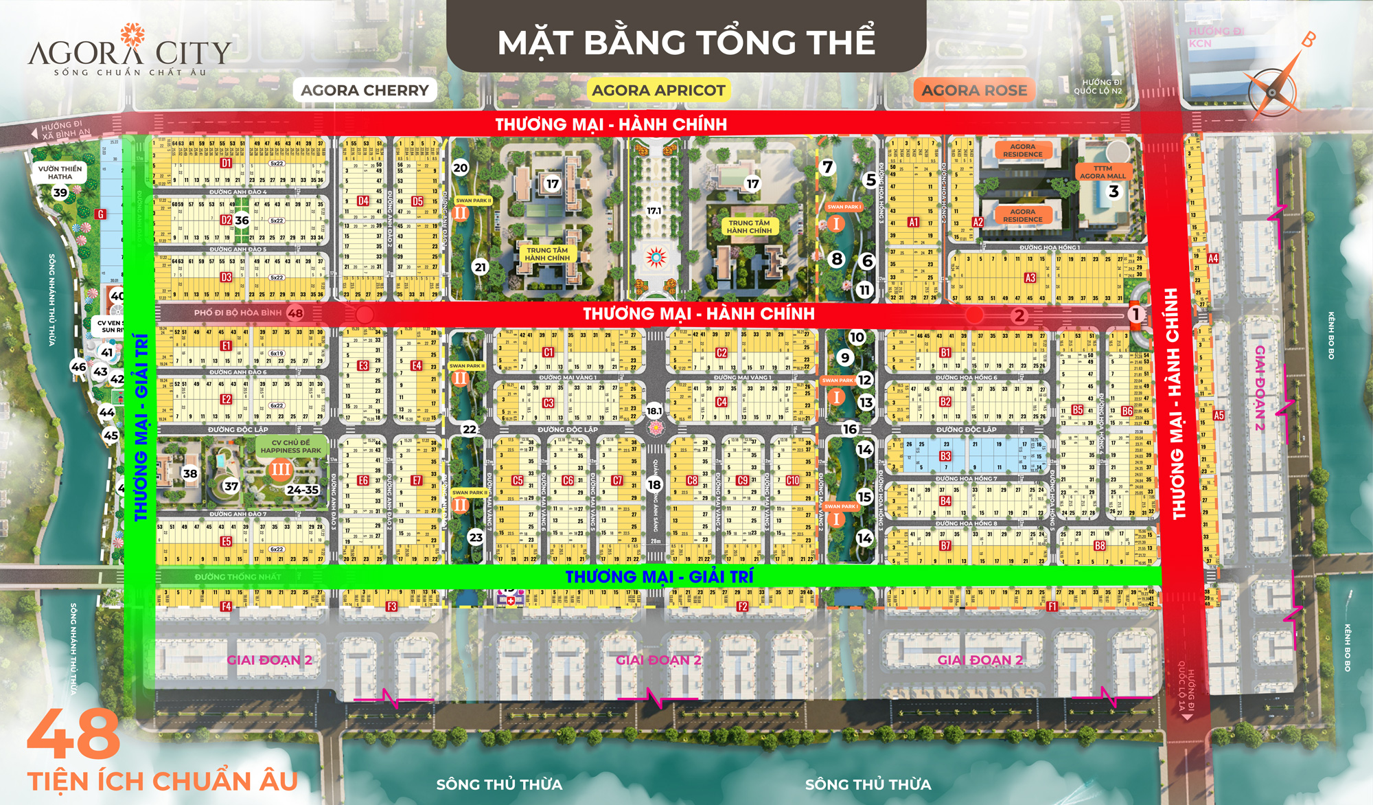 Quy hoạch giao thông tại Agora City