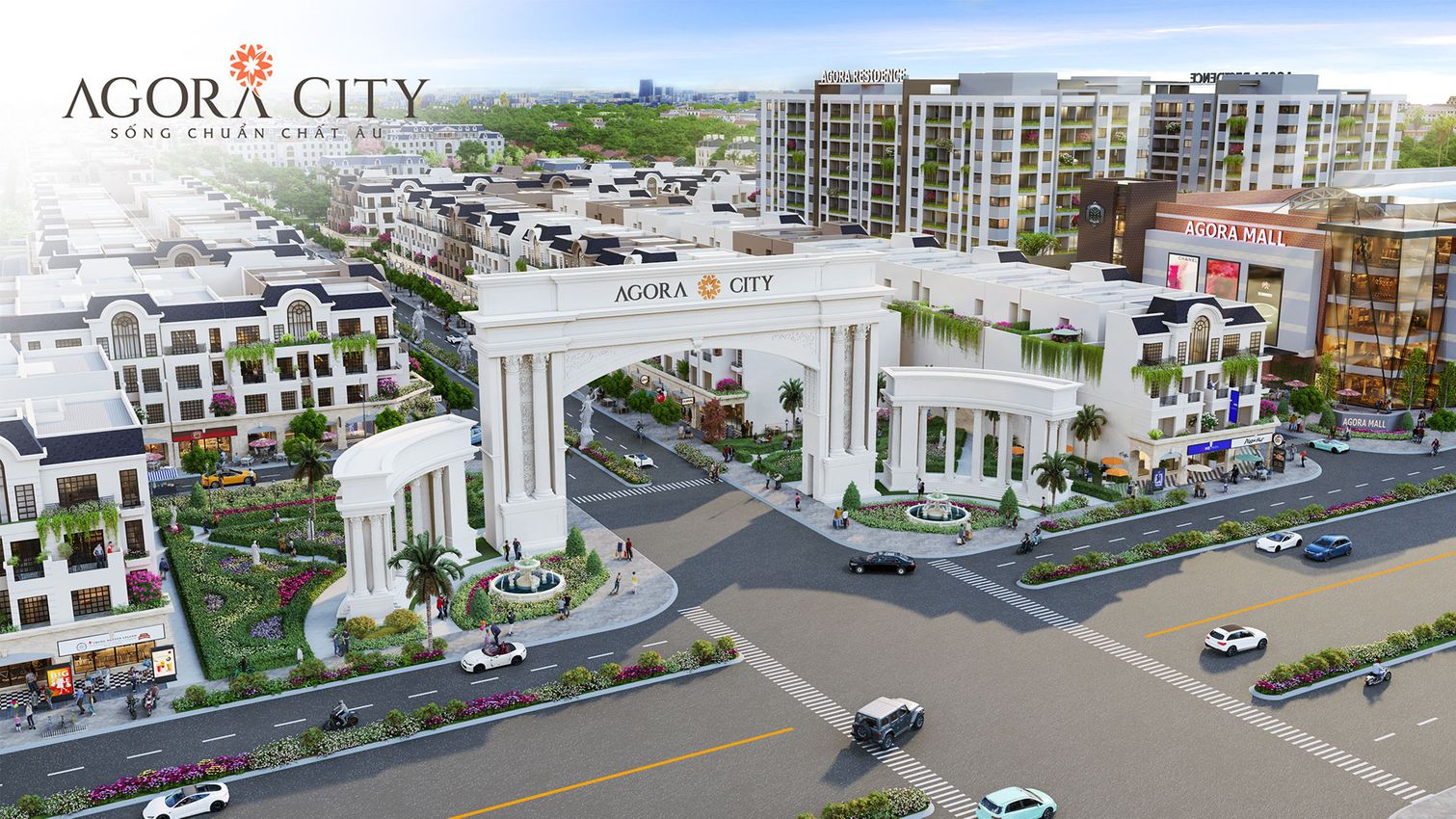 Cổng Chào Dự Án Agora City